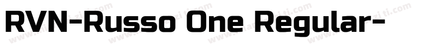 RVN-Russo One Regular字体转换